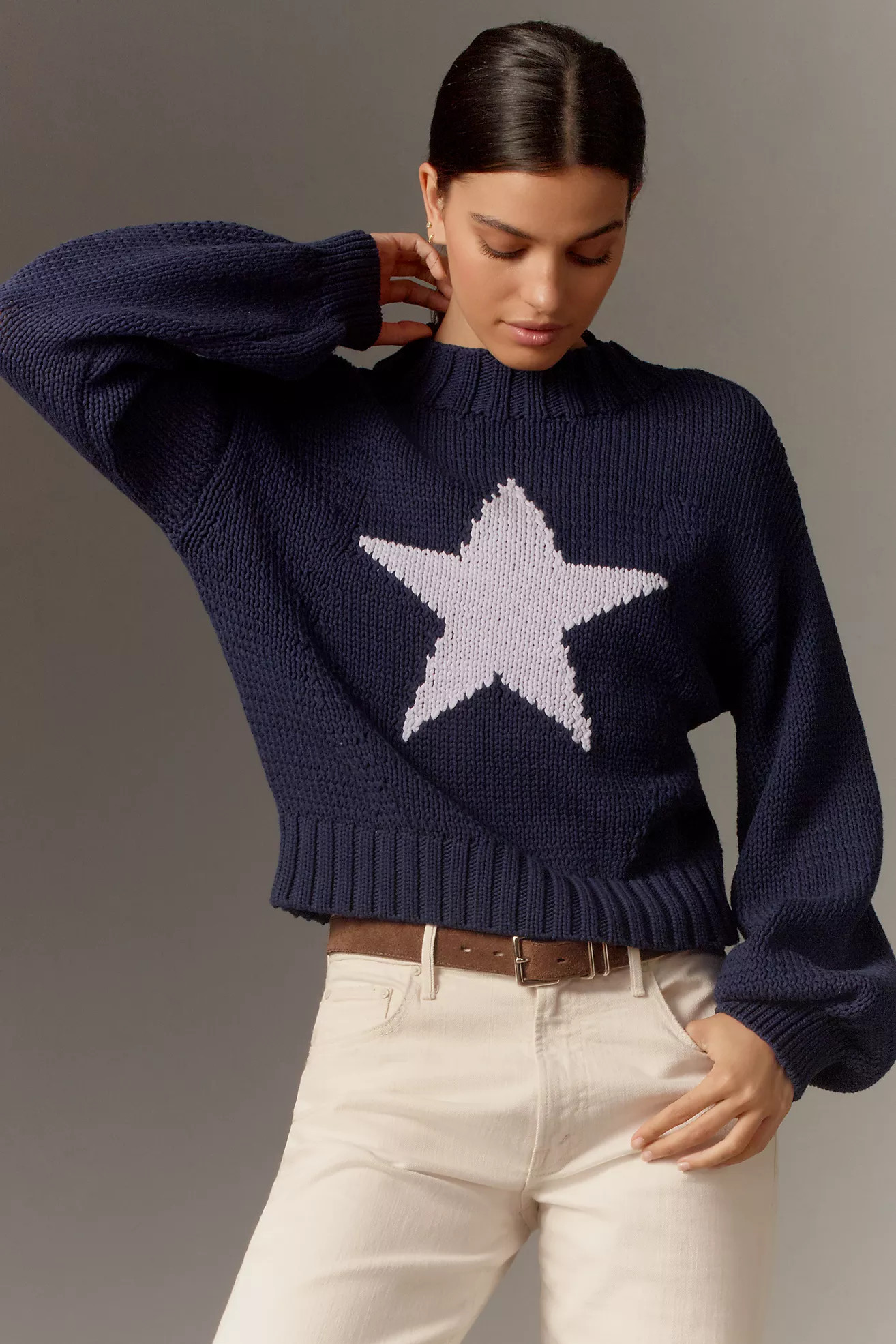 The Pippa Mock-Neck Sweater by Maeve: Icon Edition | Anthropologie (US)