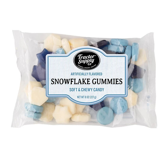 New!Tractor Supply  Christmas Gummi Snow Flurries | Tractor Supply