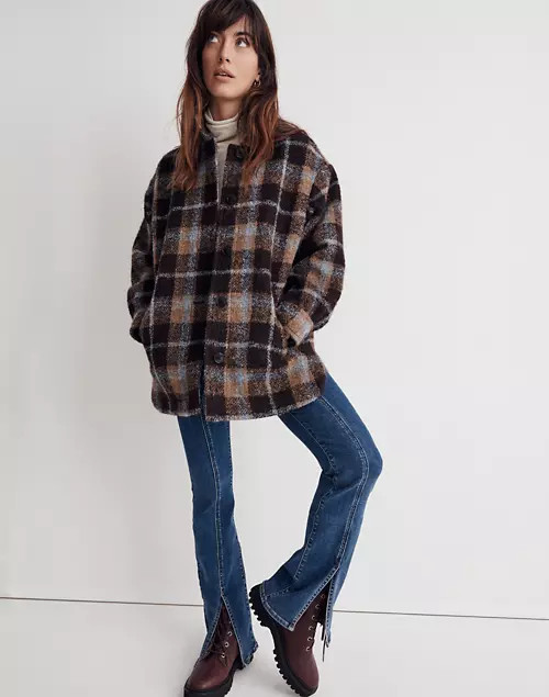 Belrose Shirt-Jacket in Cassel Plaid | Madewell