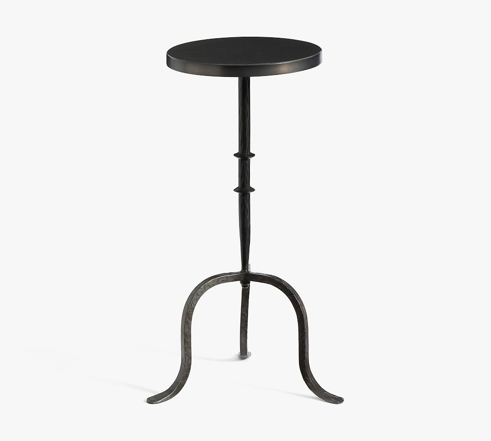 Charleston Round Iron Accent Table | Pottery Barn (US)