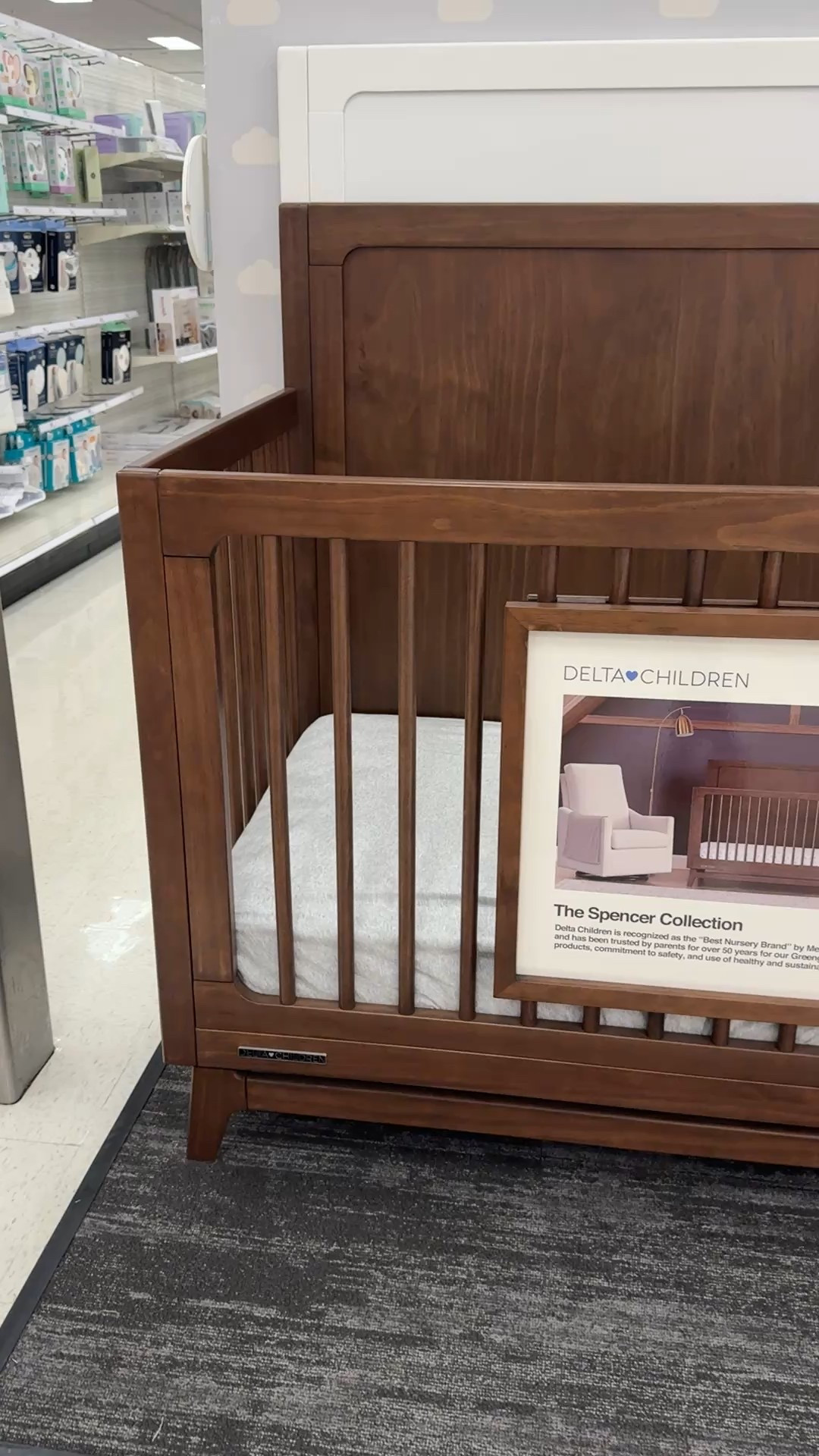 Convertible crib looks so luxe! Neutral wood tone works for any gender for the perfect organic modern cottage core nursery. Comes in several colors. 

#LTKHome #LTKBaby