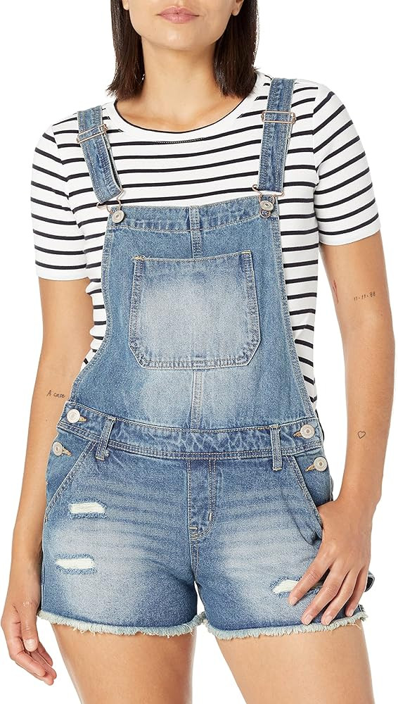 WallFlower Women's Shortalls Juniors (Standard and Plus) | Amazon (US)