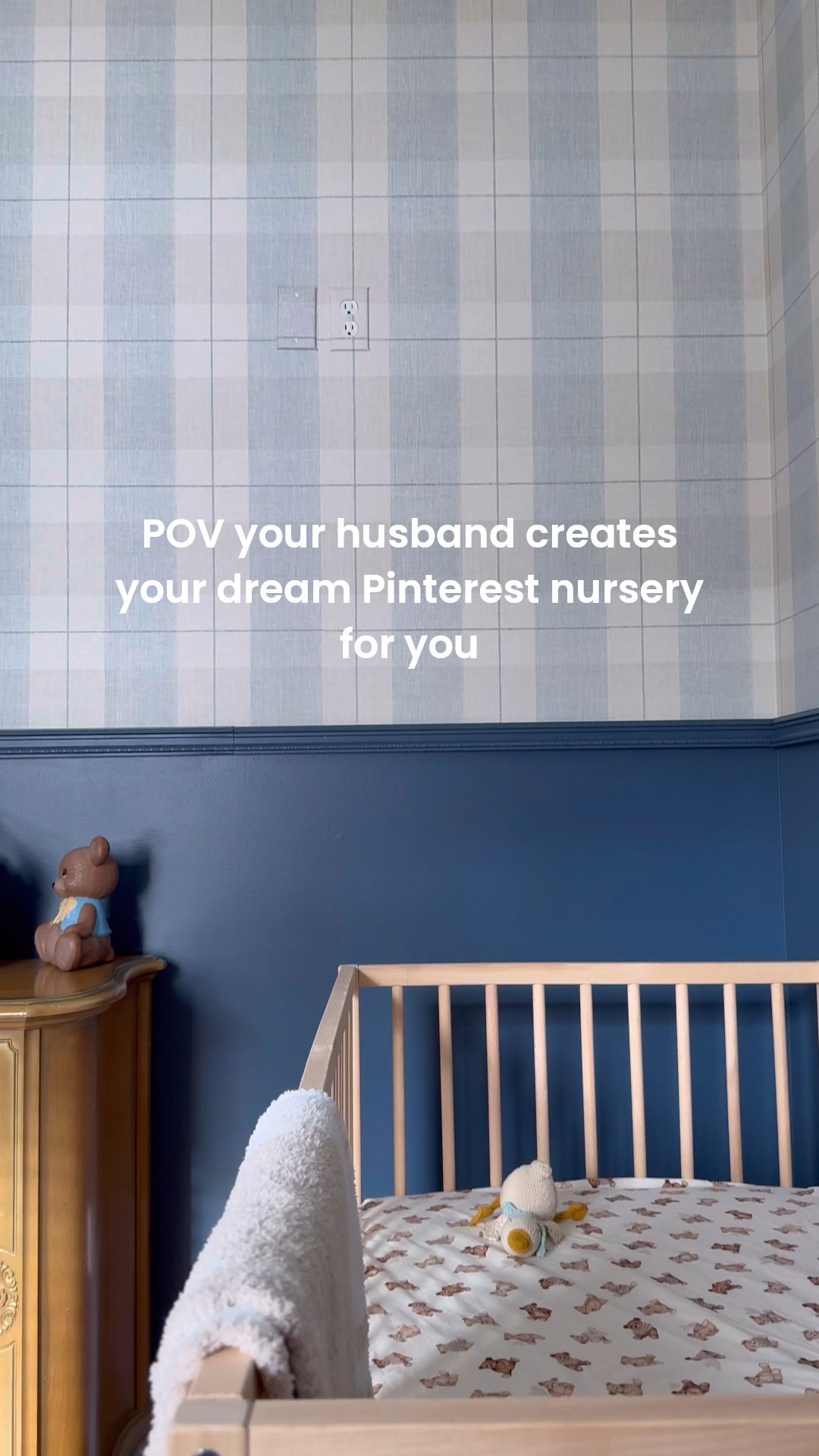 I wanted a nursery that felt both modern and vintage inspired. We added wallpaper, chair molding, and solid hard wood floors. I’m obsessed with how it came out! Most of the decor was thrifted including the dresser, lamp, teddy bear light cover, wooden shelf, Ralph Lauren vintage teddy bear, teddy bear bank, and the cross stitch picture! 


#LTKBump #LTKHome #LTKKids