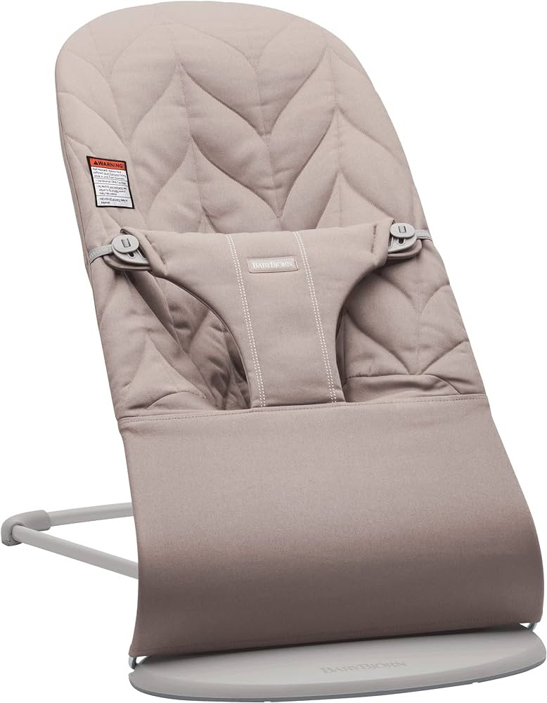 BabyBjörn Bouncer Bliss, Cotton Petal Quilt, Sand Gray | Amazon (US)