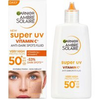 Garnier Ambre Solaire Super UV Vitamin C Facial Fluid for Daily Use SPF 50+ 40ml | Look Fantastic (UK)