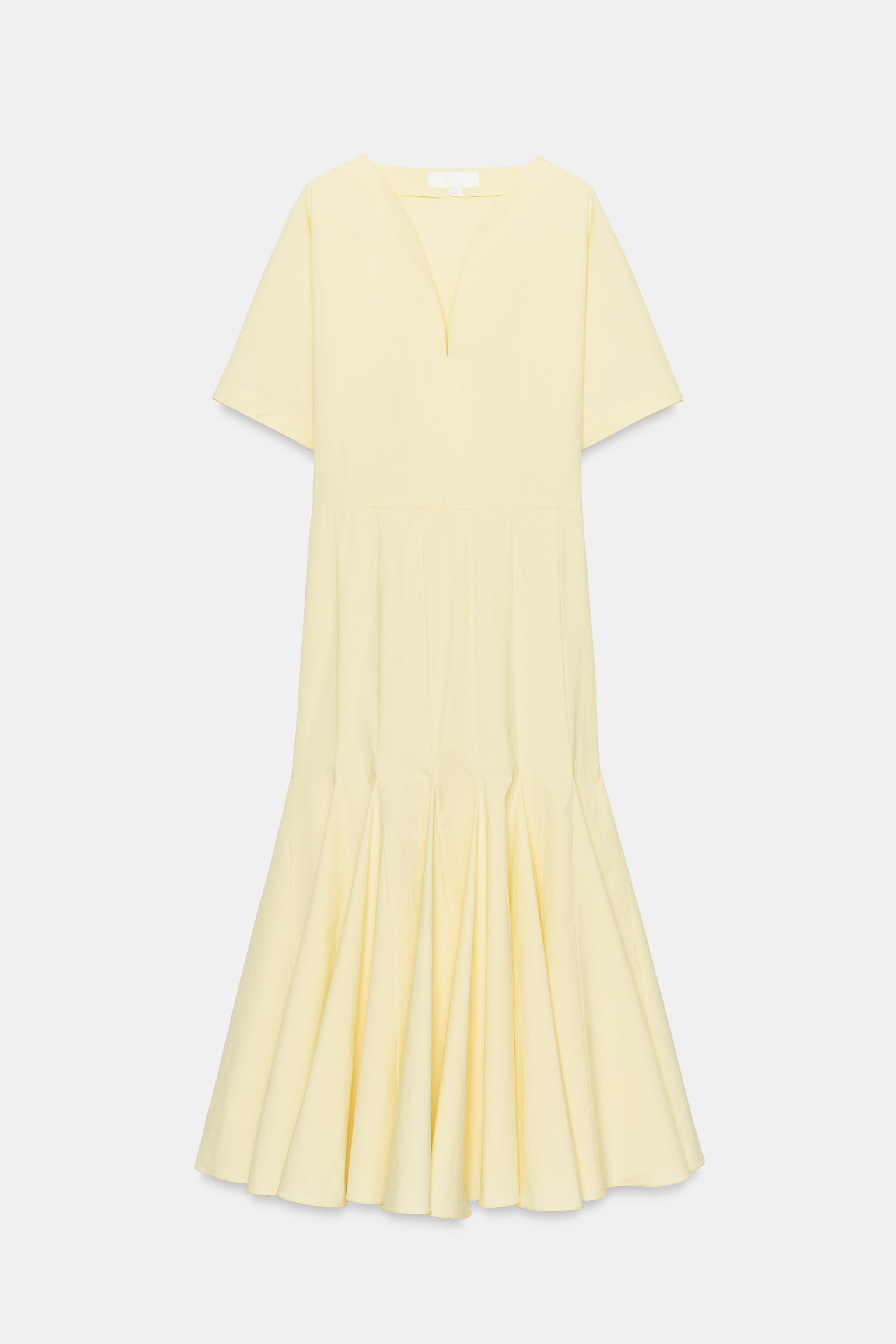 ZW COLLECTION POPLIN DRESS | Zara US