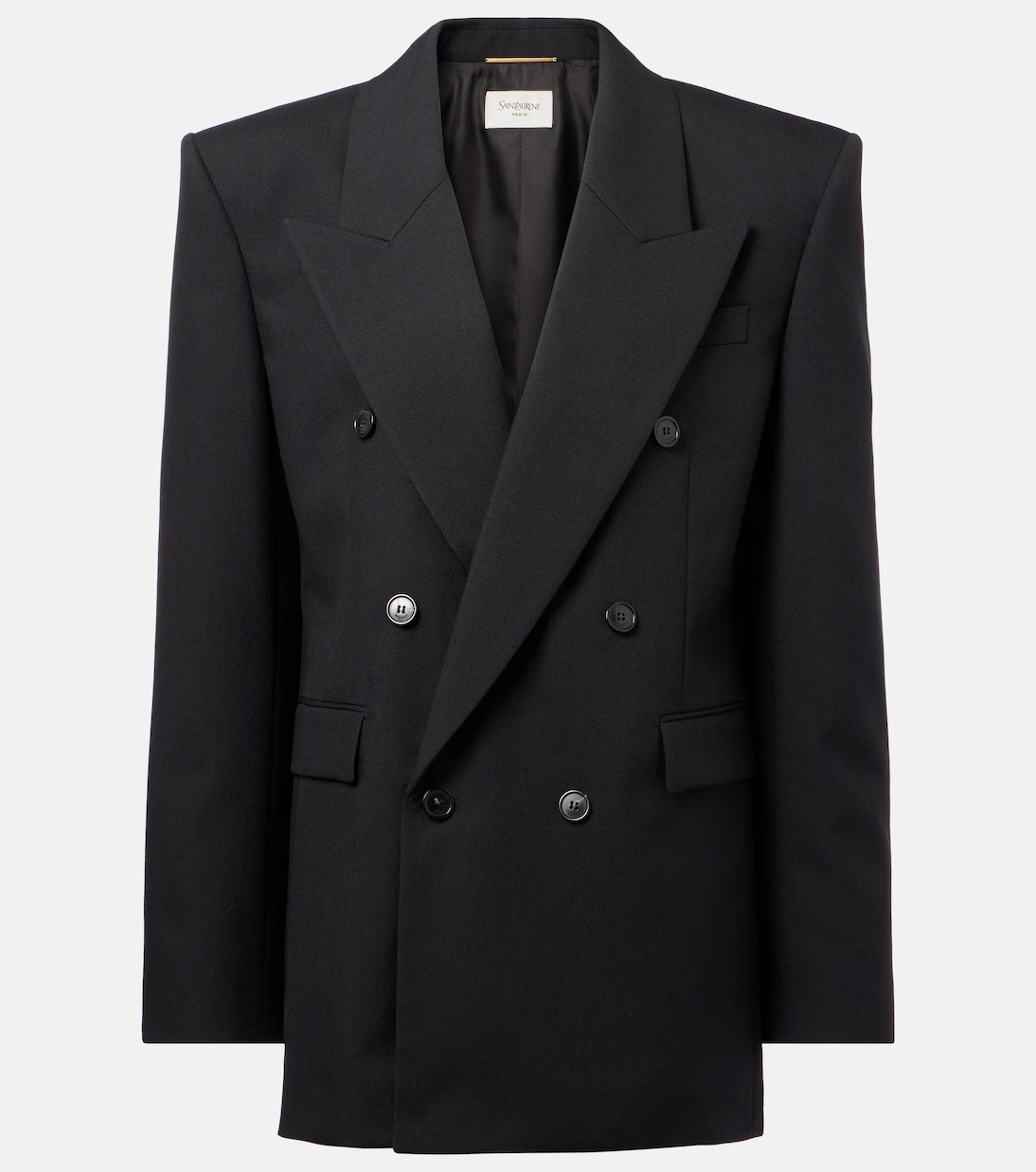 Double-breasted wool canvas blazer | Mytheresa (UK)