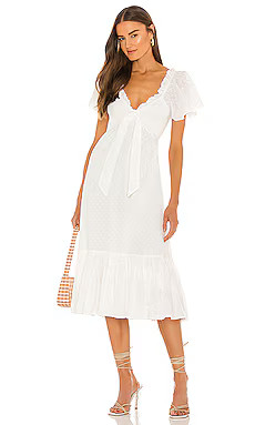 Cleobella Ashlyn Midi Dress in Ivory from Revolve.com | Revolve Clothing (Global)