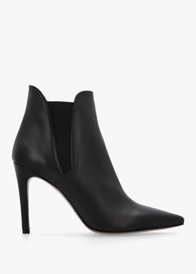 Adril Black Leather Ankle Boots | Daniel Footwear (UK)