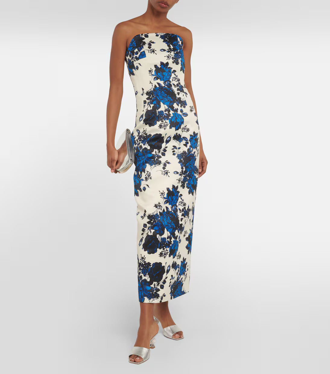 Yulie floral taffeta midi dress | Mytheresa (US/CA)