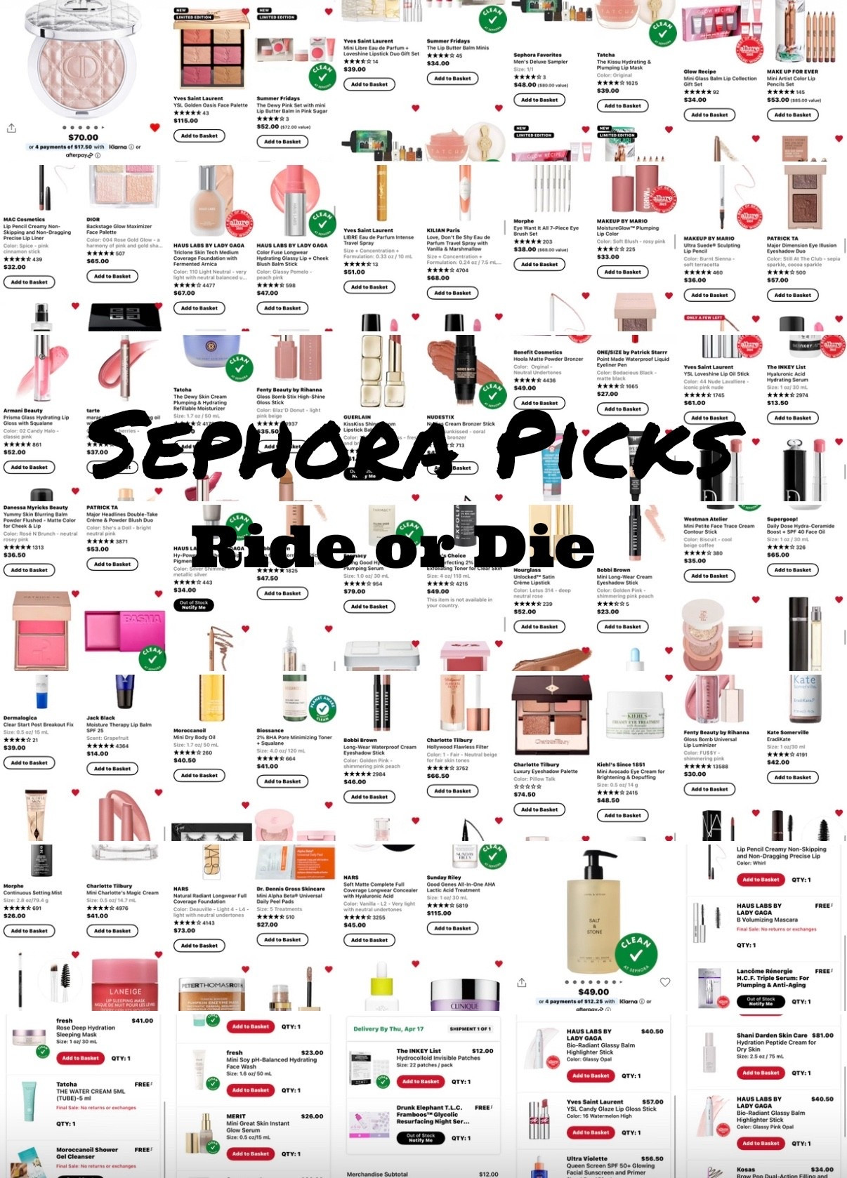 Sephora Picks: Ride or Die
These are the products that if I ever find out they’re discontinued I’ll order backups until the end of time 

#LTKSaleAlert #LTKBeauty #LTKU