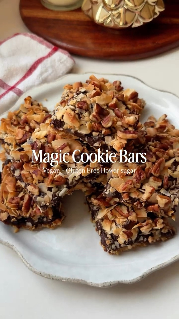 These Magic Cookie Bars are insanely good. 🥥🍫

I used @bobsredmill almond flour and their shredded coconut flakes to get that toasty, nutty flavor that makes these super nostalgic… just made with better-for-you ingredients. #paidpartnership

They’re grain-free, gluten-free, vegan, and sweetened naturally, but you’d never know it. 



magic cookie bars | grain free | gluten free | vegan | healthy holiday dessert | holiday baking | bobs red mill

https://www.eatingbirdfood.com/healthier-magic-cookie-bars-vegan-grain-free/