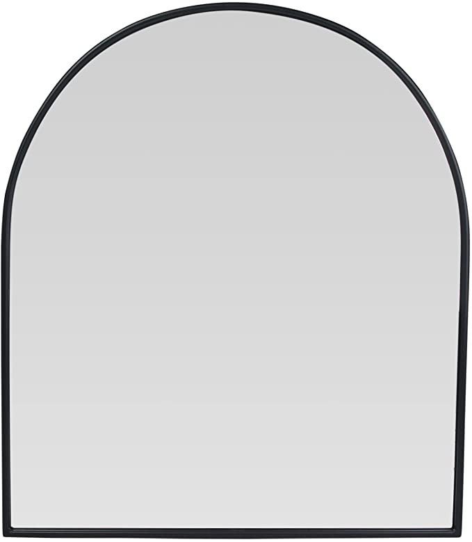 Creative Co-Op Metal Framed Wall Mirror, 31" L x 1" W x 36" H, Black | Amazon (US)