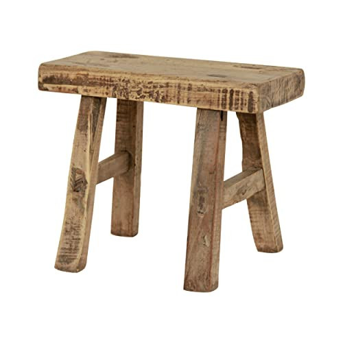 Artissance 11" W Rectangular Natural Wood Vintage Mini Stool (AM83740140 - Size and Finish may vary) | Amazon (US)