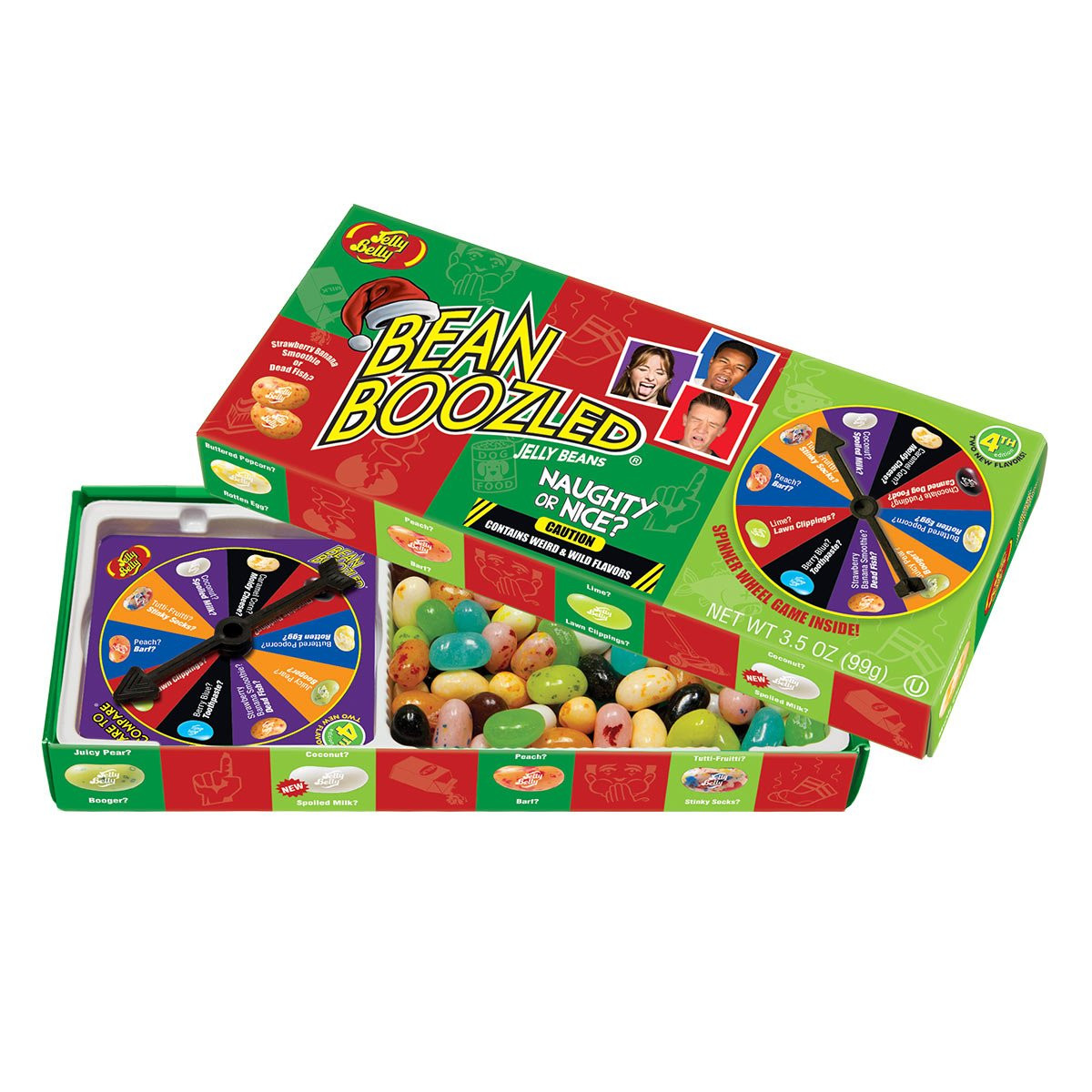 Jelly Belly BeanBoozled Naughty or Nice Spinner Jelly Bean Gift Box, 3.5 Ounce | Amazon (US)