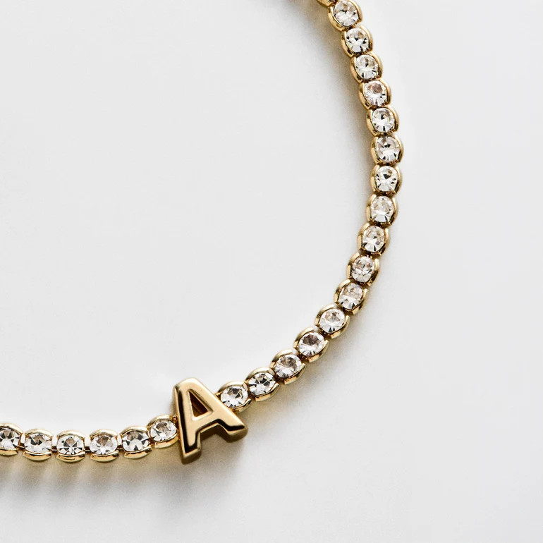 Block Letter Tennis Bracelet - Initial Tennis Bracelet | BaubleBar
