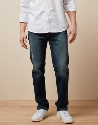 AE AirFlex+ Original Straight Jean | American Eagle Outfitters (US & CA)