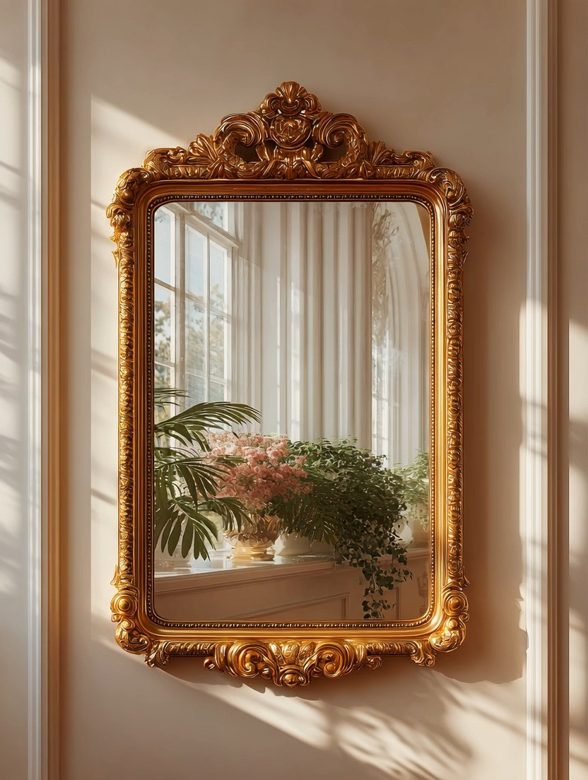 Expected decor… but in the wrong place.

And that’s exactly why it works.

A gold-framed mirror like this is usually reserved for bedrooms, hallways, or classic living rooms. But place it above a bar setup or wooden bar cabinet, and suddenly your space feels intentional, curated, and completely custom.

That’s the difference between decorating… and designing.

The ornate gold frame brings instant elegance.
The reflection adds light and depth.
And when paired with glassware, bottles, and warm wood tones—it creates a layered, elevated moment no one expects.

It’s not about adding more.
It’s about placing things differently.

This is how you create a home that feels personal, not predictable.

Explore our edit of gold-framed mirrors—multiple shapes and sizes linked to recreate this look in your own space.

#homedecorideas #interiordesign #barcartstyling #luxuryhome 

 #LTKHome