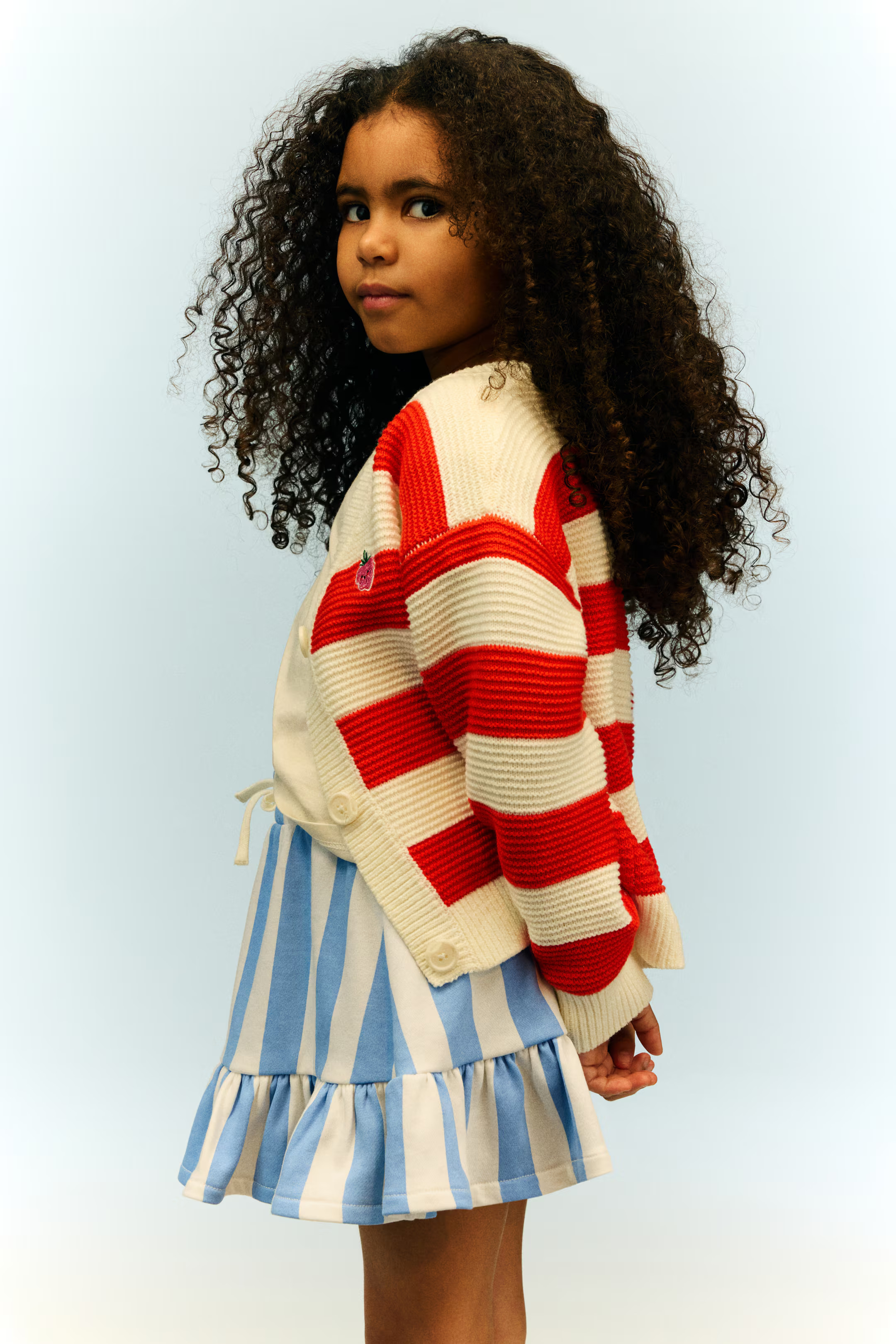 Flounce-Trimmed Skirt | H&M (US + CA)