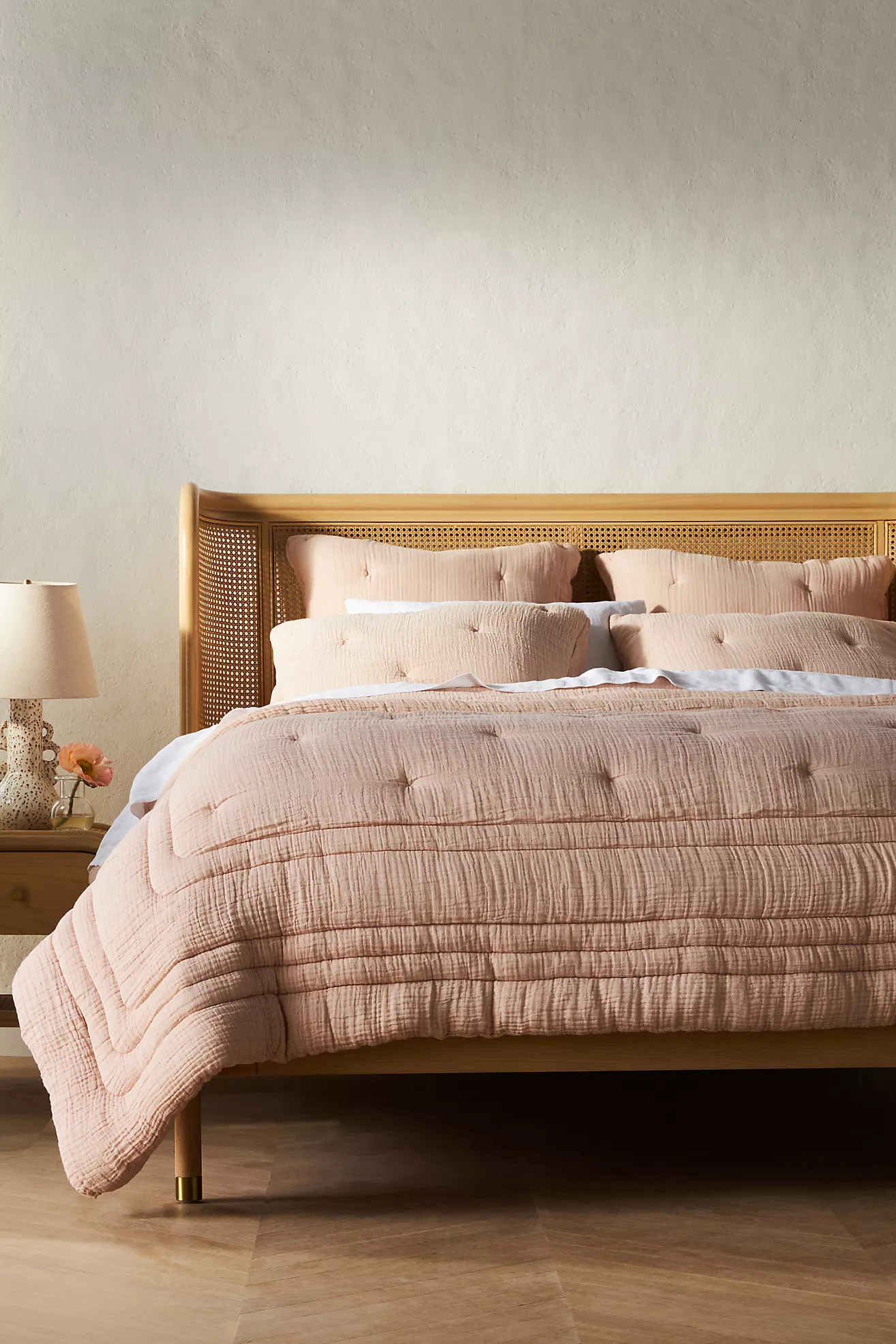 Elysian Cross-Dyed Gauze Quilt​ | Anthropologie (US)