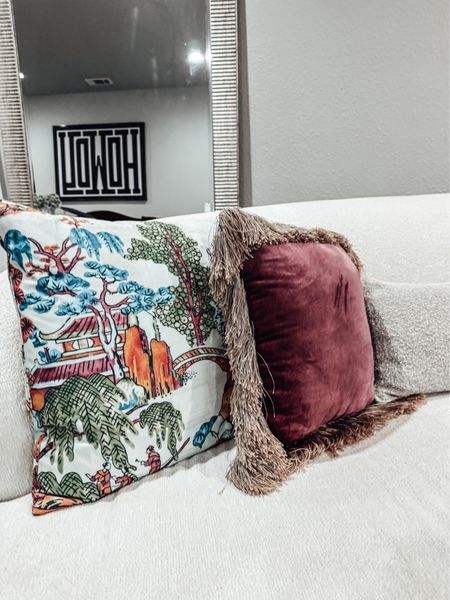 These chinoiserie pillow covers match my living room colors PERFECTLY! 

Boucle couch
White couch
Structural couch
Chinoiserie decor
Chinoiserie pillows
Maximalist decor
Maximalist home  


#LTKfindsunder50 #LTKhome #LTKfindsunder100