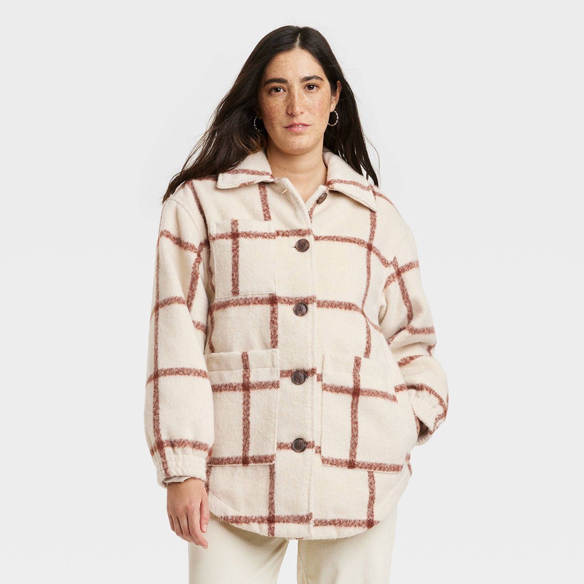 Women's Oversized Quilted Shacket - Universal Thread™ | Target