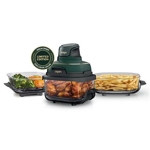 Ninja Crispi 5-in-1 Glass Air Fryer with 3 Containers | HSN