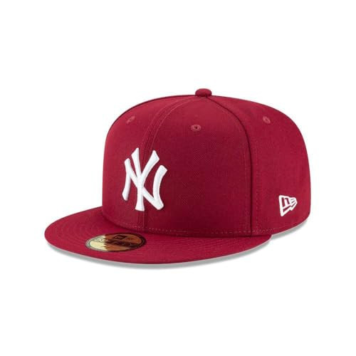 Burgundy White Yankees Cap by New Era | Amazon (US)