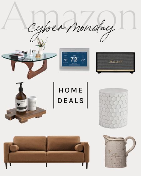 Shop Amazon cyber Monday deals!
Home deals, Amazon, thermostat, coffee table, sofa, accent table, wood riser, pitcher, speaker

#LTKCyberweek #LTKhome #LTKsalealert