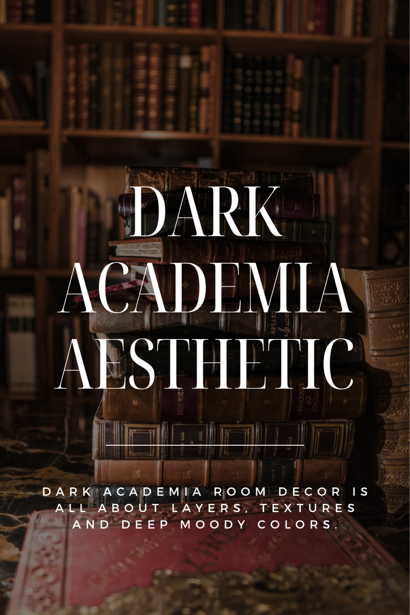 This decor style is centered on classical architecture and design, so you’ll find lots of dark and moody colors paired with natural materials like wood, stone and gold. Dark Academia = Romantic, Sophistication and Old World Charm.

#LTKMostLoved #LTKhome #LTKfamily