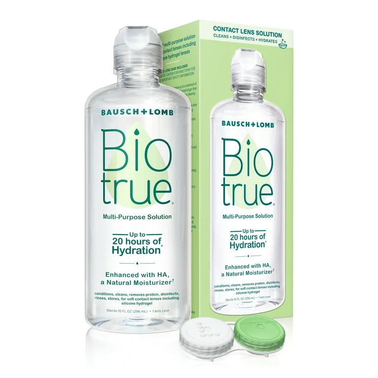 Biotrue Multi-Purpose Contact Lens Solution–from Bausch + Lomb– 10 fl oz (296 mL) Bottle | Walmart (US)