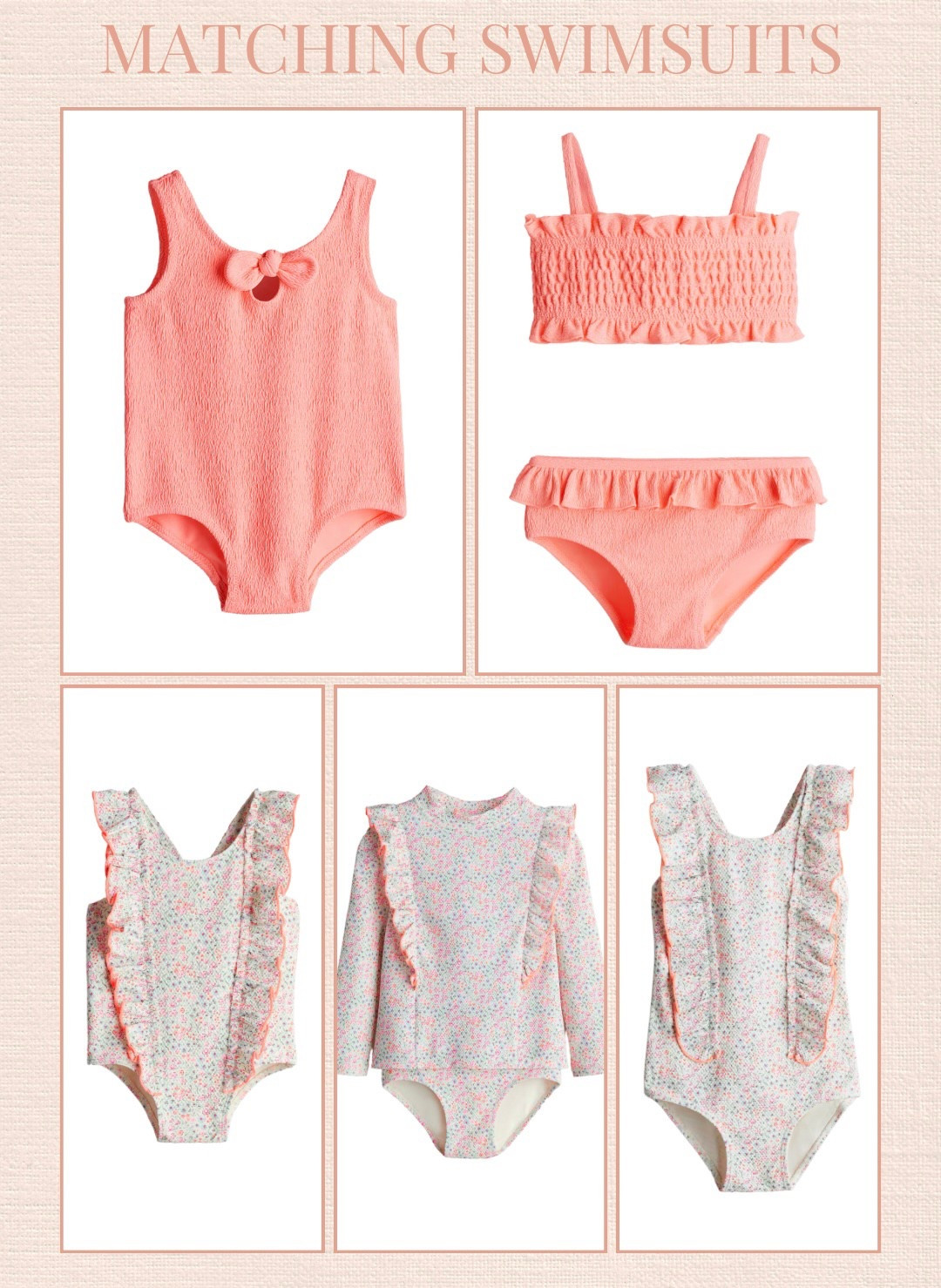 New matching swimsuits for kids!

#LTKBaby #LTKKids #LTKSwim
