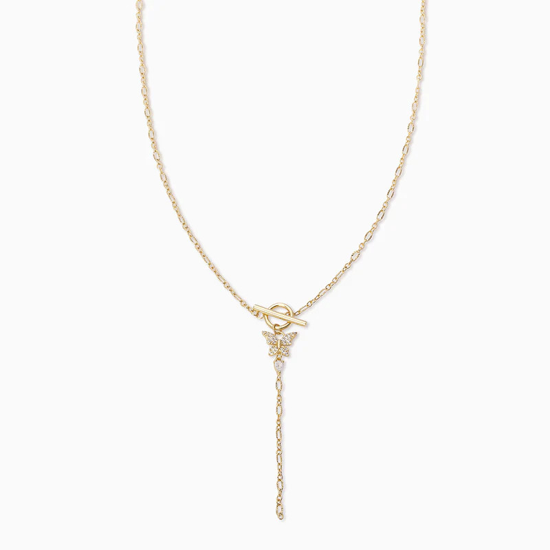 Butterfly Lariat Necklace | Uncommon James