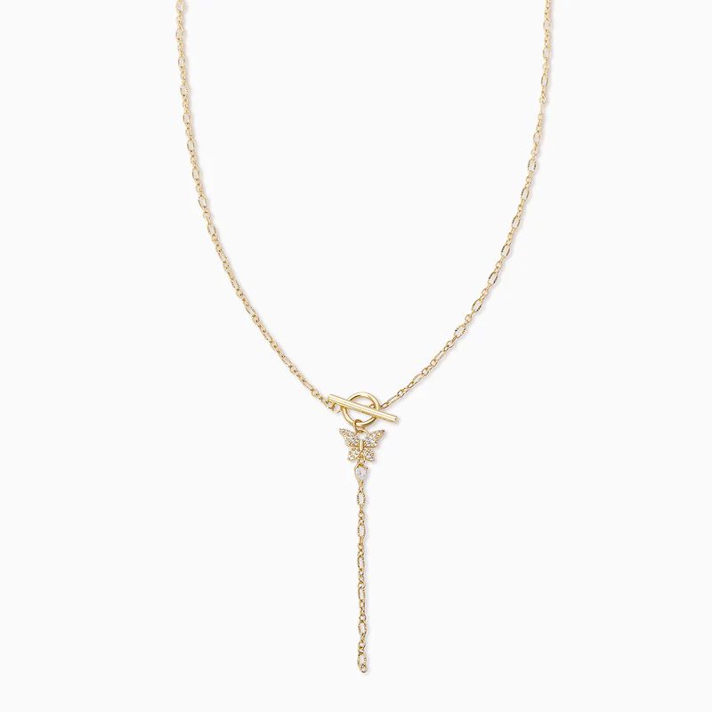 Butterfly Lariat Necklace | Uncommon James