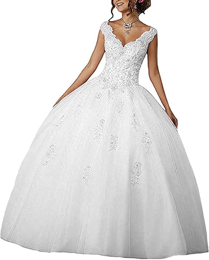 QXMYOO Ball Gown Quinceanera Dresses Sweet 16 Prom Party Princess Dress for Teens | Amazon (US)