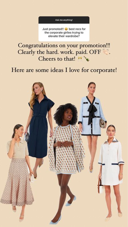 Work outfits for the corporate attire! Feminine, and outfit styles ranging from conservative to more casual work outfits!

#LTKstyletip #LTKworkwear #LTKU