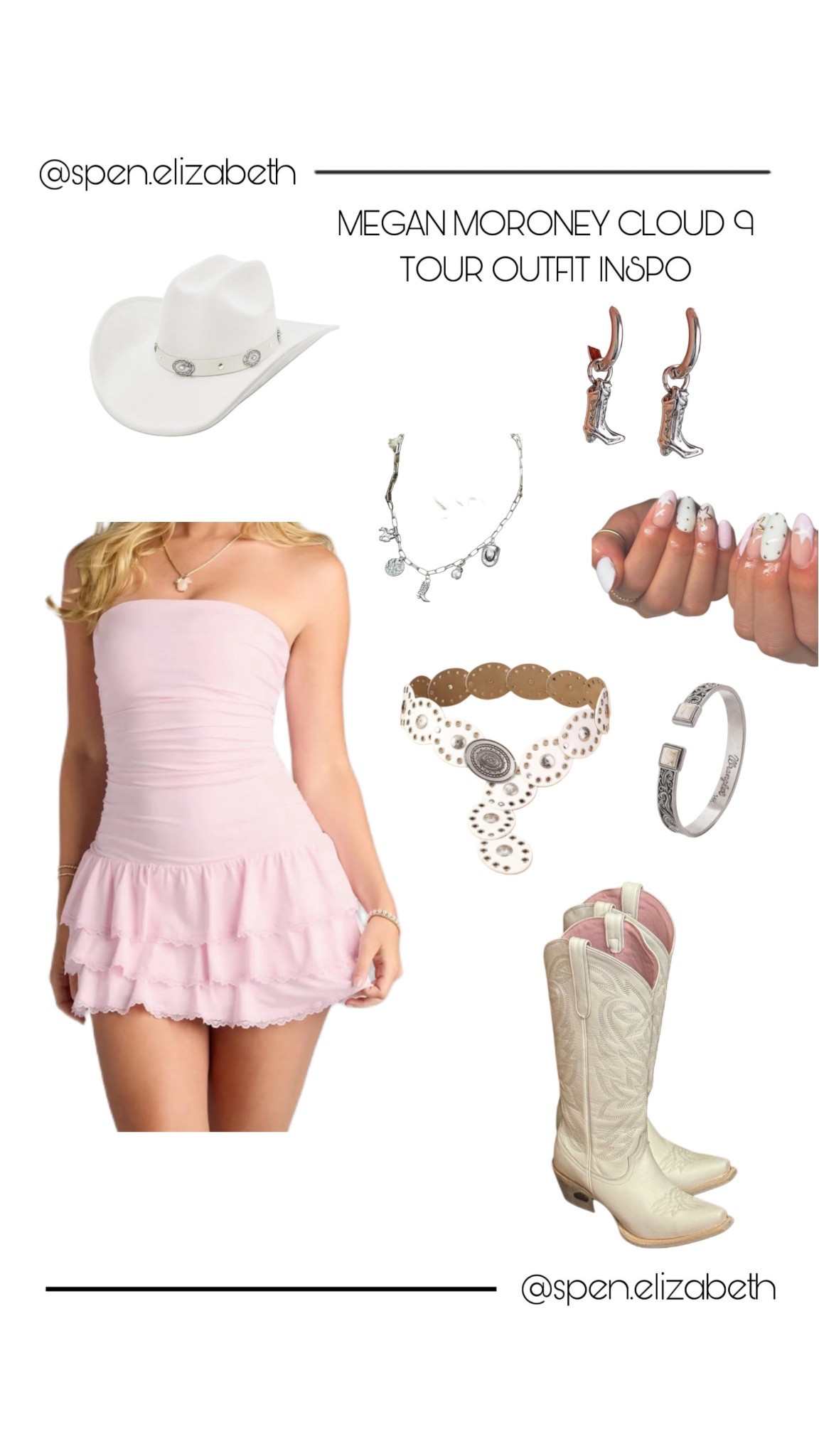 megan moroney cloud 9 tour concert outfit inspo!!!