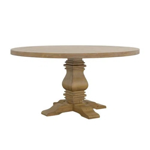 Ophelia & Co. Candace Mango Solid Wood Pedestal Dining Table | Wayfair | Wayfair North America