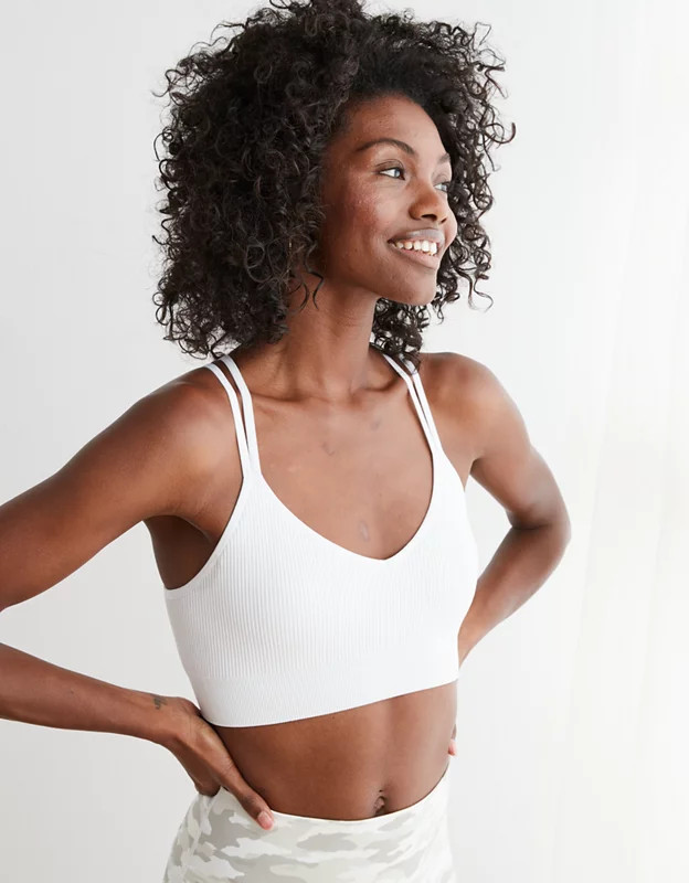 Superchill Seamless Strappy Padded Bralette | Aerie