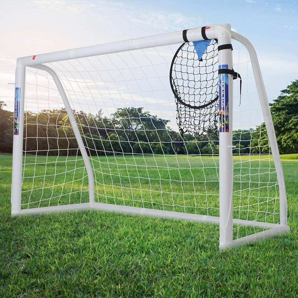 Hokicyos Soccer Goal for Backyard 10×6.5, 8×6 and 6×4 FT Soccer Goals Weatherproof and Portabl... | Amazon (US)