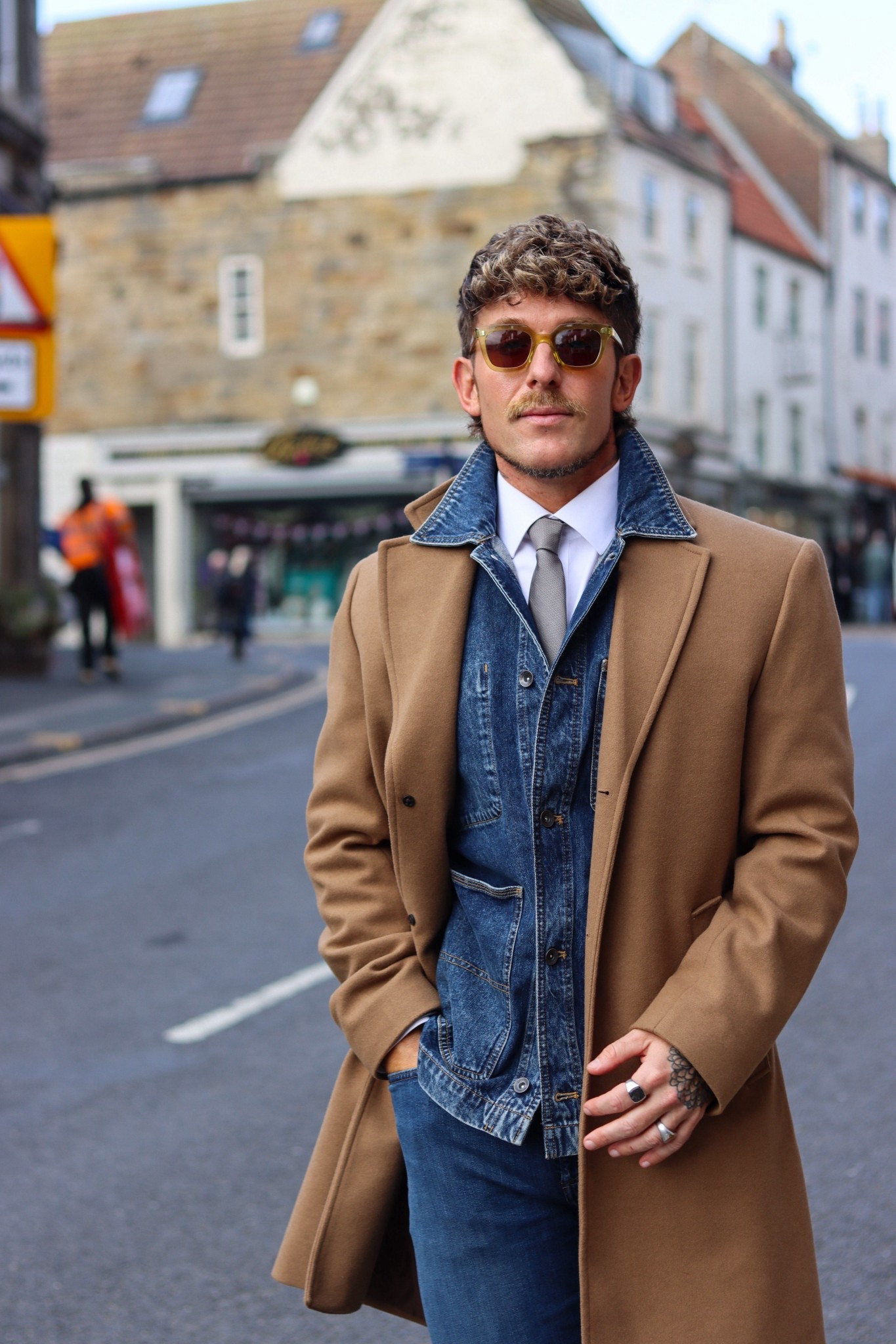 Layering up with denim and THE best overcoat 🫶🏼 

#LTKmens #LTKwinter #LTKuk