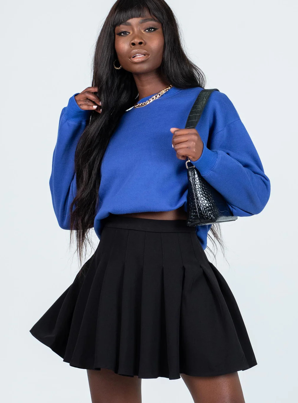 Lucid Mini Skirt Black | Princess Polly US