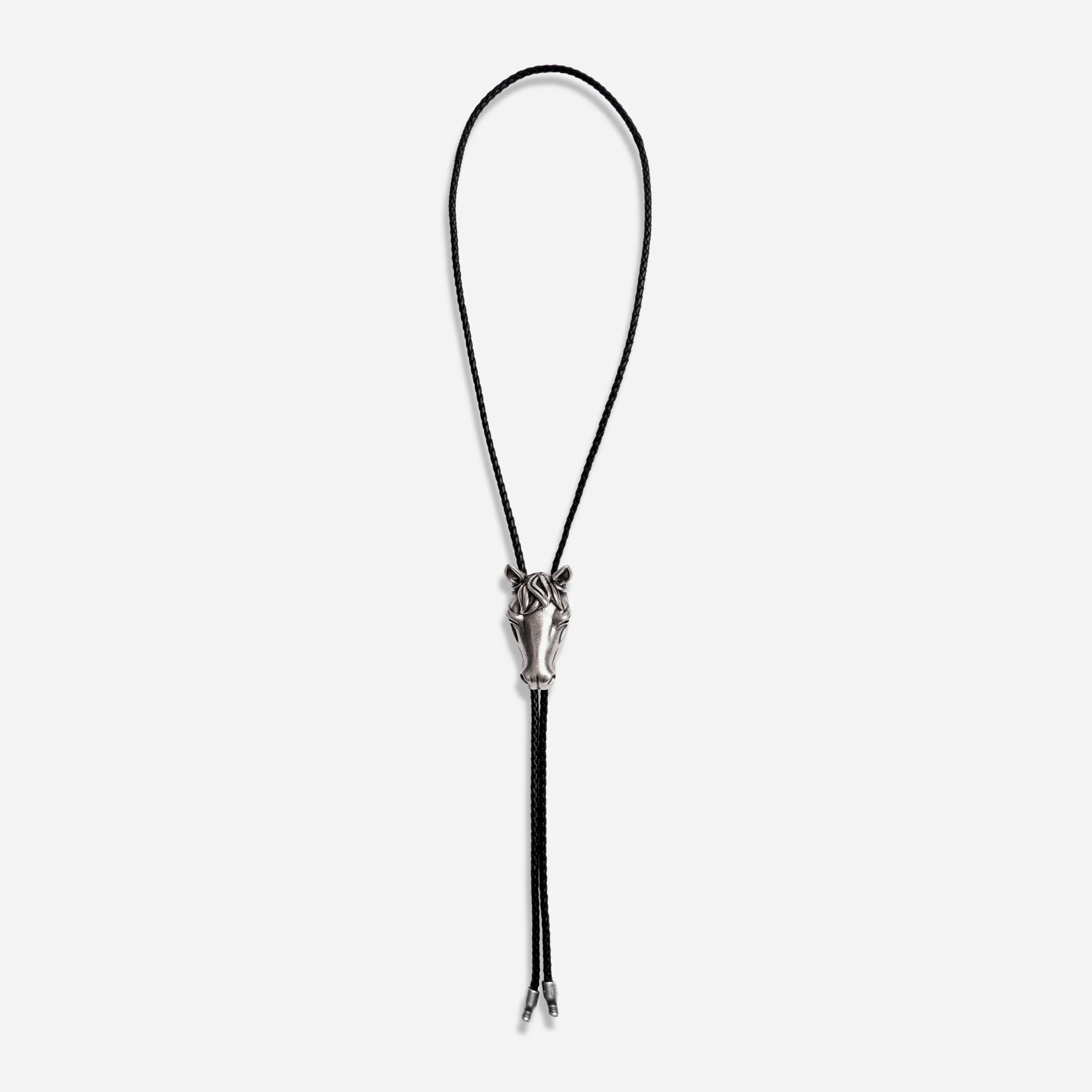 Horse Bolo Silver Tie | Metal Ties | The Tie Bar | The Tie Bar