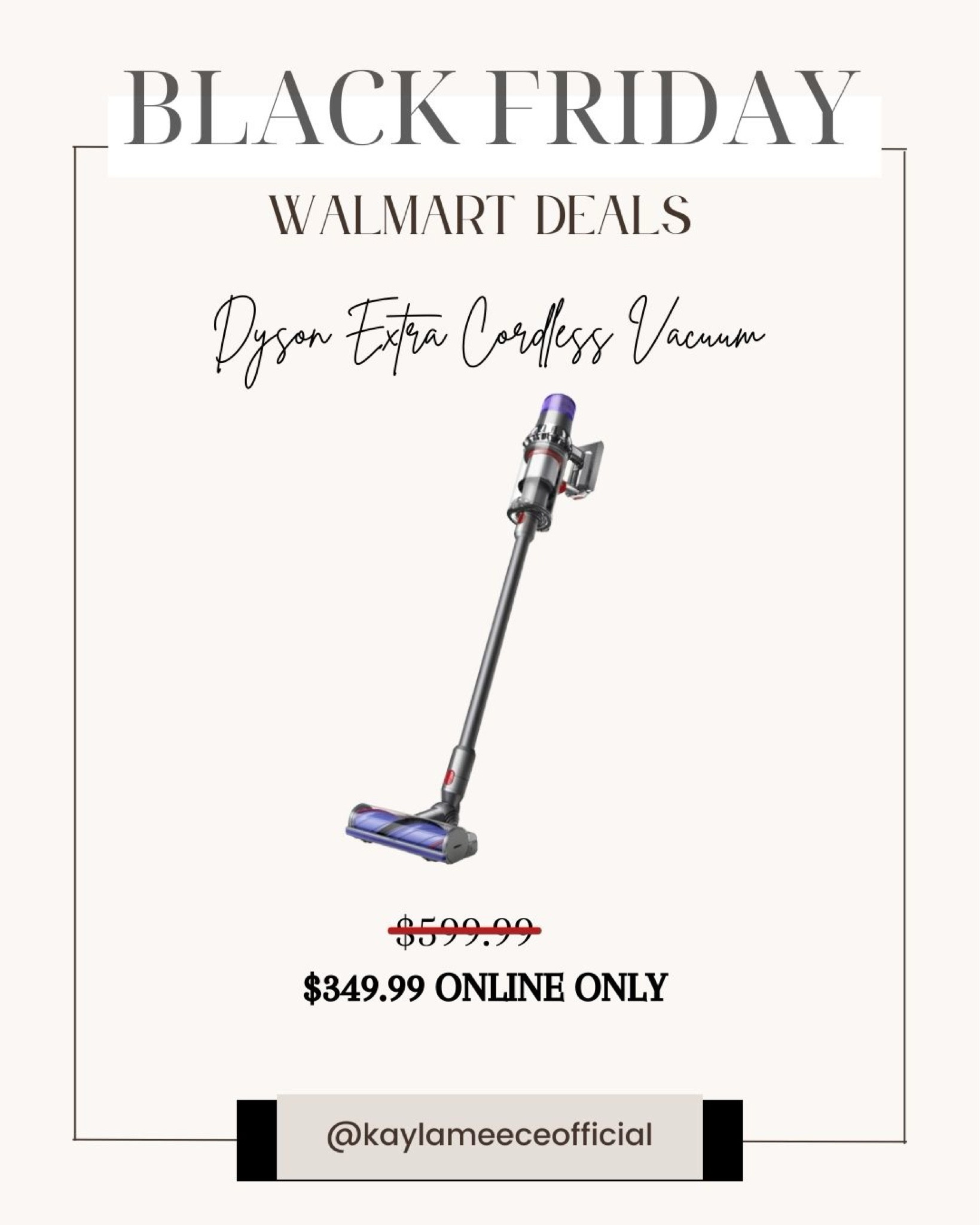 Dyson Extra Cordless Vacuum 

#walmart #walmartblackfriday #bestblackfridaydeals #dysonvacuum #cordlessdysonvacuum #walmartdeals #giftguide #giftsforher #giftsforhim #homefinds #bestvacuumforpethair #giftsforhome 

#LTKHome #LTKGiftGuide #LTKCyberWeek