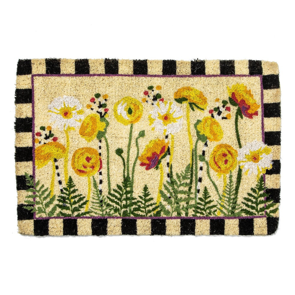 Everything is Coming Up Daisies Entrance Mat | MacKenzie-Childs