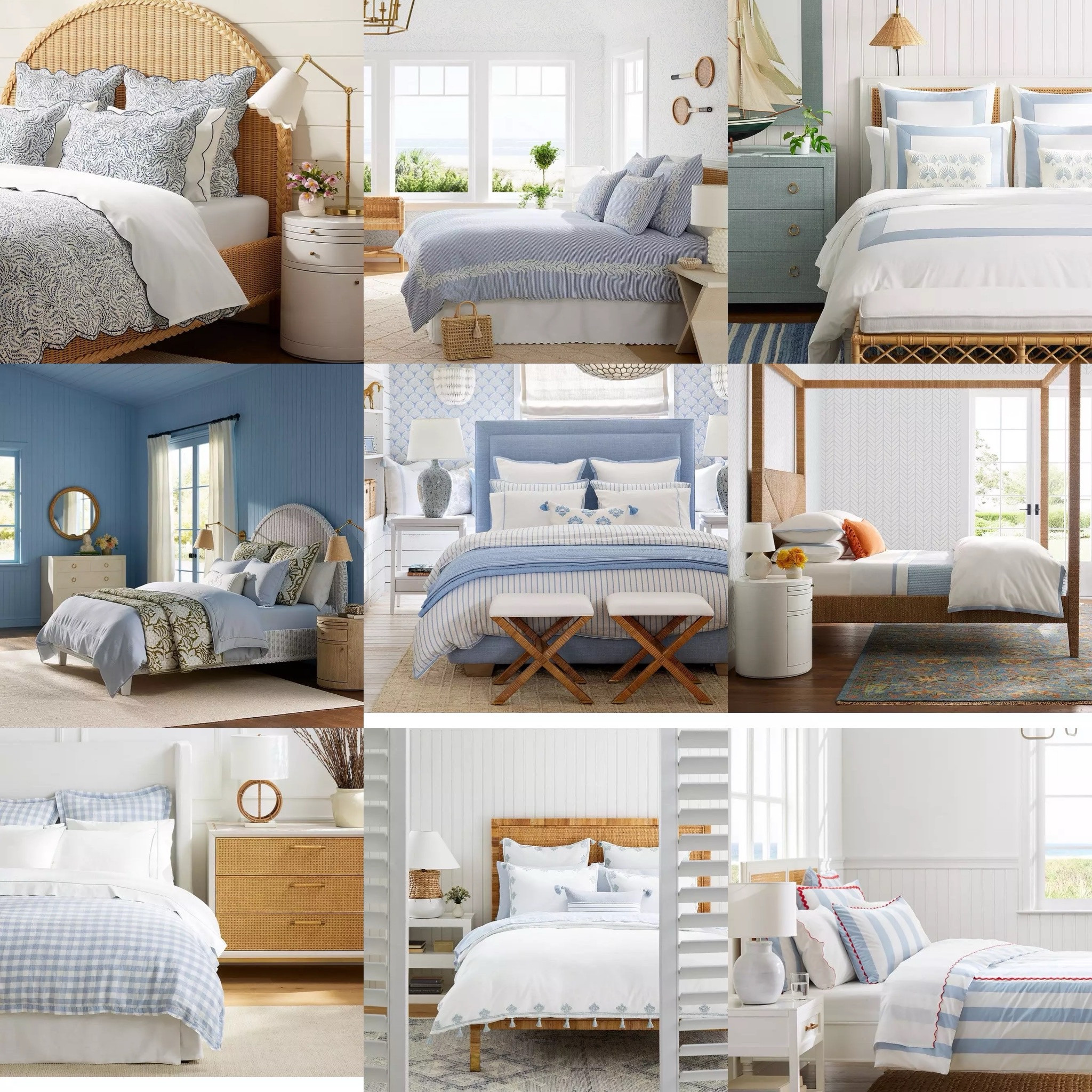 Blue is having its movement. Shop our handpicked coastal chic blue bedding that will elevate your bedroom with a sense of calmness from Serena&Lily’s Labor Day sale( up to 40% off).#bedding #homedecor 

#LTKSaleAlert #LTKHome #LTKSeasonal