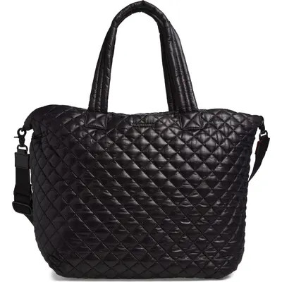 MZ Wallace Deluxe Large Metro Tote in Medium Gray at Nordstrom | Nordstrom