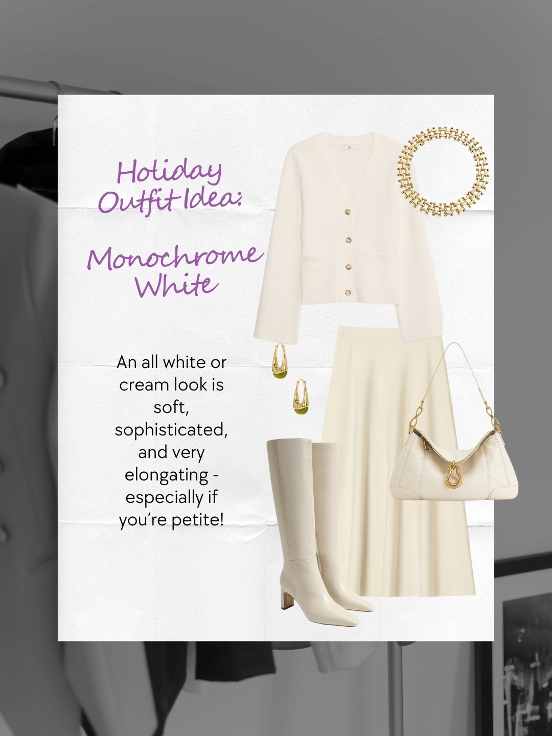 The perfect monochrome white look for Thanksgiving or holidays!

#LTKSeasonal #LTKOver40 #LTKHoliday