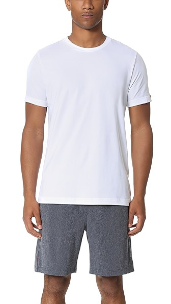 Rhone Element Active Tee - White | East Dane