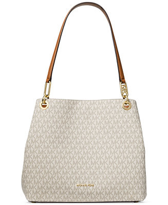Michael Kors Kensington Large Logo Shoulder Tote  - Macy's | Macy's
